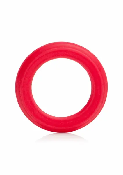 Adonis Caesar Silicone Ring - Flexible Comfort Fit, Red