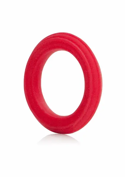 Adonis Caesar Silicone Ring - Flexible Comfort Fit, Red