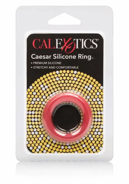 Adonis Caesar Silicone Ring - Flexible Comfort Fit, Red