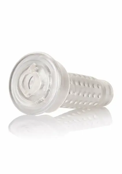 CalExotics Optimum Series Stroker Pump Sleeve Mouth-Shaped TPR Insert