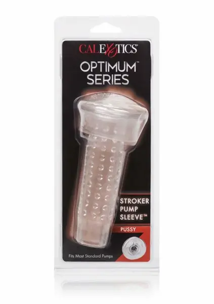 CalExotics Optimum Series Stroker Pump Sleeve Mouth-Shaped TPR Insert