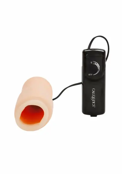 Vibrating Oro Simulator Multi-Speed Intimate Device, Compact PVC, 2AA