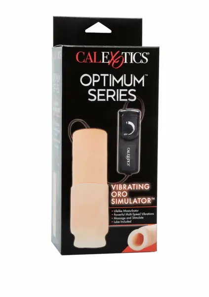 Vibrating Oro Simulator Multi-Speed Intimate Device, Compact PVC, 2AA