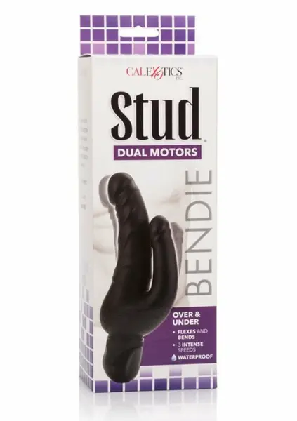 CalExotics Bendie Stud Over & Under Flexible Dual Motor System 22 cm