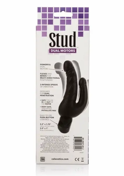 CalExotics Bendie Stud Over & Under Flexible Dual Motor System 22 cm
