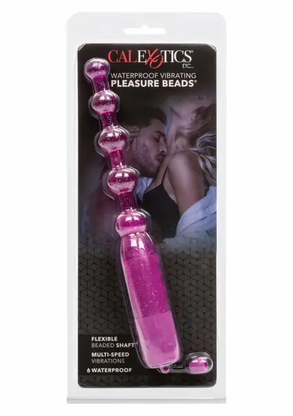 Vibrating Pleasure Beads Multi-Speed Glitter Jelly Waterproof 21 cm