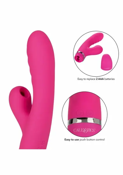 CalExotics Foreplay Frenzy Pucker Dual-Action Intimate Device Pink