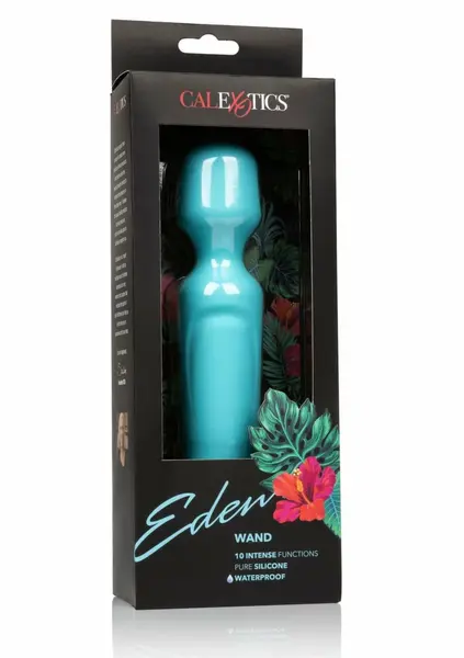 Eden Wand компактен силиконов вибратор микрофон, 10 режима, водоустойчив, черен
