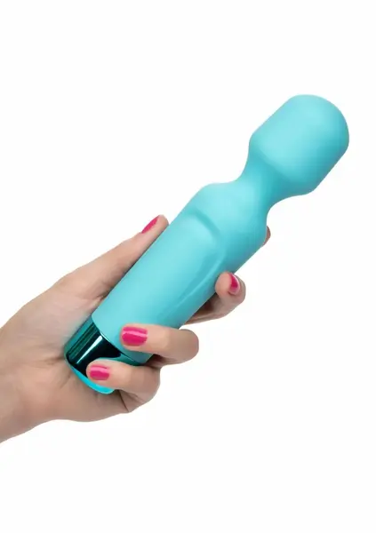 Eden Wand компактен силиконов вибратор микрофон, 10 режима, водоустойчив, черен