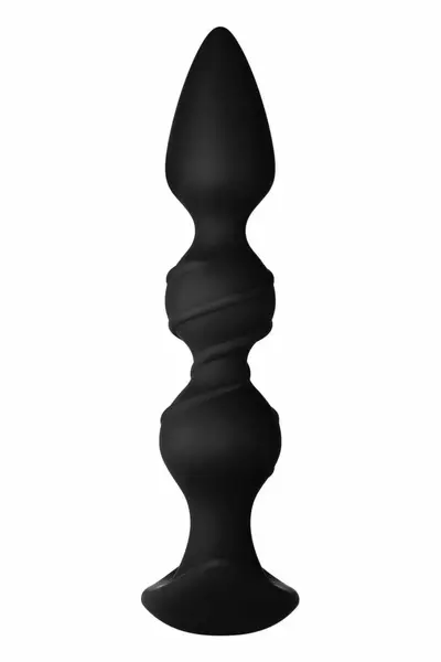 FORTO F-42R Rattler Spiral Beads Black Premium Silicone 100%