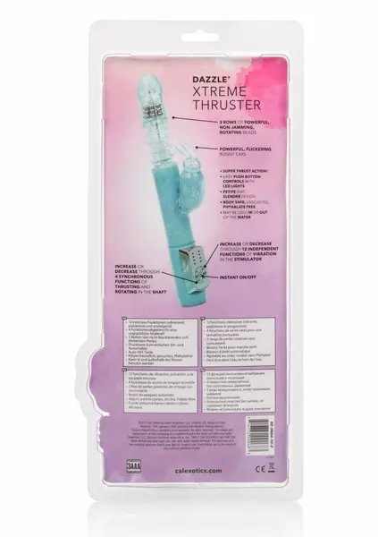 Dazzle Xtreme Thruster Multi-Function Glitter Intimate Machine Pink