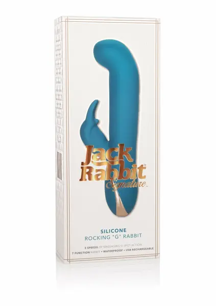 Jack Rabbit Rocking G Rabbit Signature Silicone Dual Motor Pink