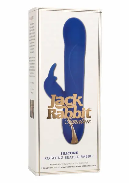 Silicone Rotating Rabbit Intimate Machine, 7 Modes, USB, Waterproof