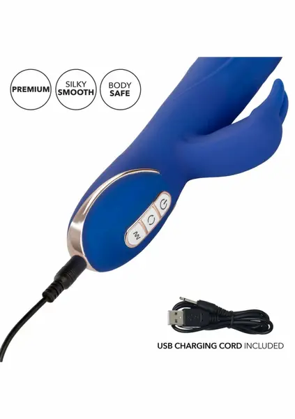 Silicone Rotating Rabbit Intimate Machine, 7 Modes, USB, Waterproof
