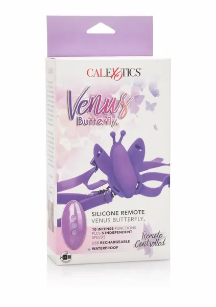 Venus Butterfly Remote Wireless Micro Butterfly, 10 Modes, Purple