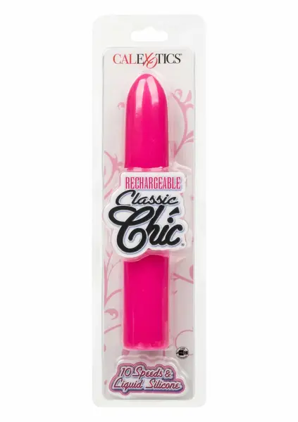 CalExotics Rechargeable Chic Standard Liquid Silicone Massager Pink
