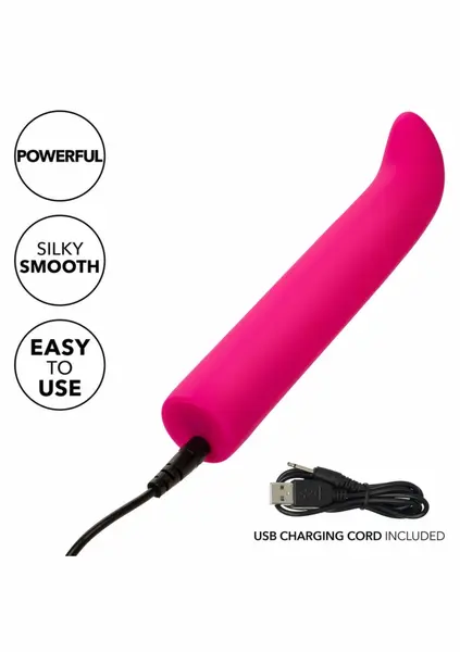 CalExotics Rechargeable Chic Standard G Silicone Massager Pink