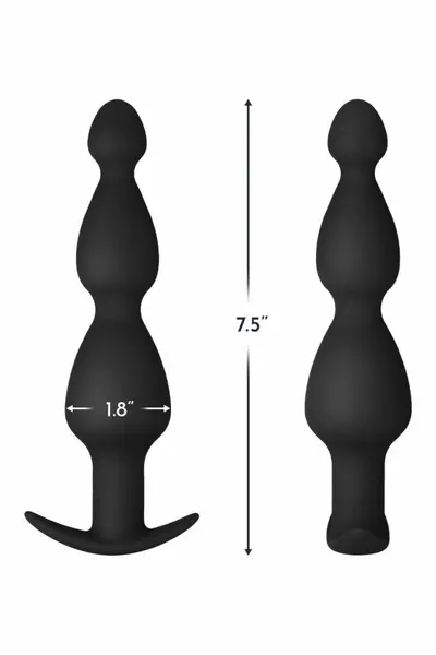 FORTO F-52 Cone Beads Black Premium Silicone Flexible System