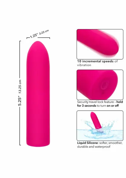 Classic Chic Mini Rechargeable - Compact Liquid Silicone Massager