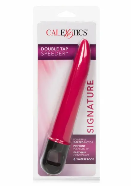CalExotics Double Tap Speeder Precision Vibrator 6.8