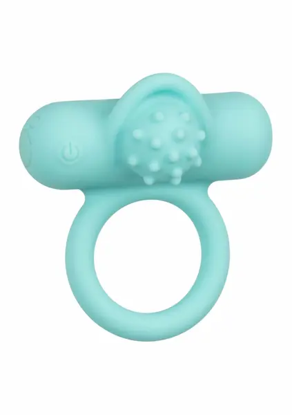 CalExotics Nubby Lover’s Delight Silicone Rechargeable Ring, Black
