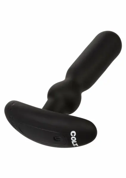 COLT Vibrating Anal T Rechargeable Flexible Silicone Probe Black
