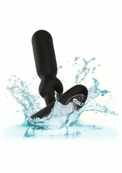 COLT Vibrating Anal T Rechargeable Flexible Silicone Probe Black