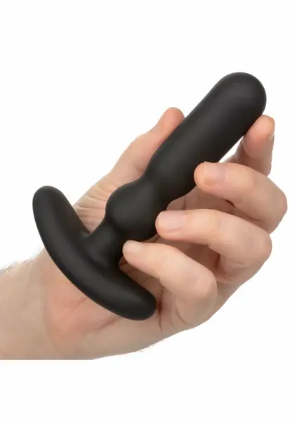 COLT Vibrating Anal T Rechargeable Flexible Silicone Probe Black