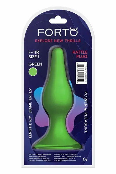 FORTO F-11R RATTLER LUNGO Large Green Premium Silicone System