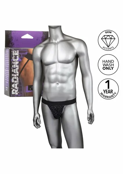 Radiance Jock Strap by Radiance - Mesh Comfort & Rhinestone Accents