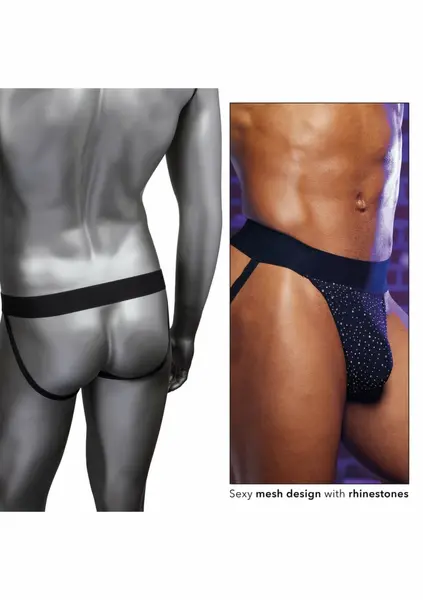 Radiance Jock Strap by Radiance - Mesh Comfort & Rhinestone Accents