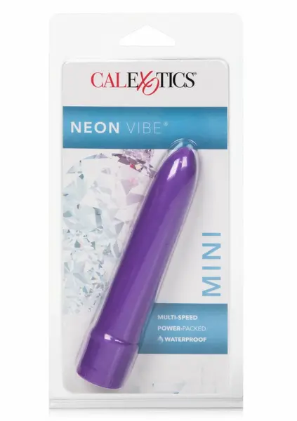 CalExotics Neon Vibrator Compact Multi-Speed ABS Pink 4.5in