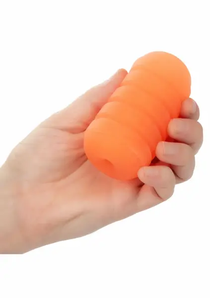 Pop Sock Ribbed Intimate Sleeve - Reversible, Ribbed Texture, Flexible Fit