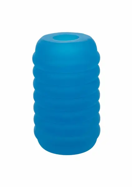 Pop Sock Ribbed Reversible Intimate Sleeve - Flexible & Textured, Clear