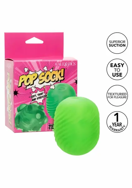 Pop Sock! Textured Reversible Intimate Sleeve Dual Texture 716770108838