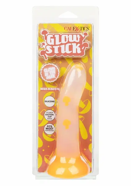 Glow Stick Mushroom Silicone Intimate Device Glow-in-the-Dark Suction Cup