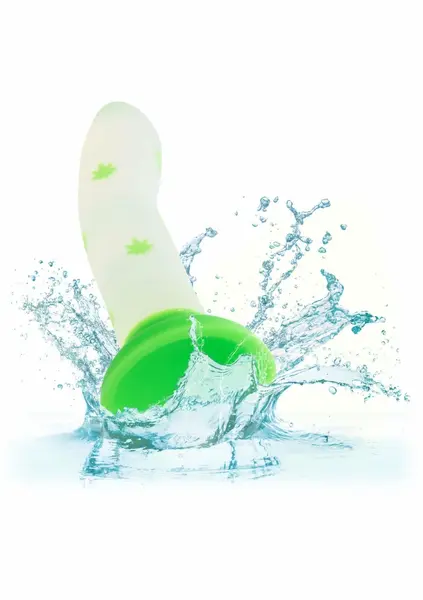 Glow Stick Leaf Silicone Model with Glow-in-the-Dark Leaf Pattern, Medium