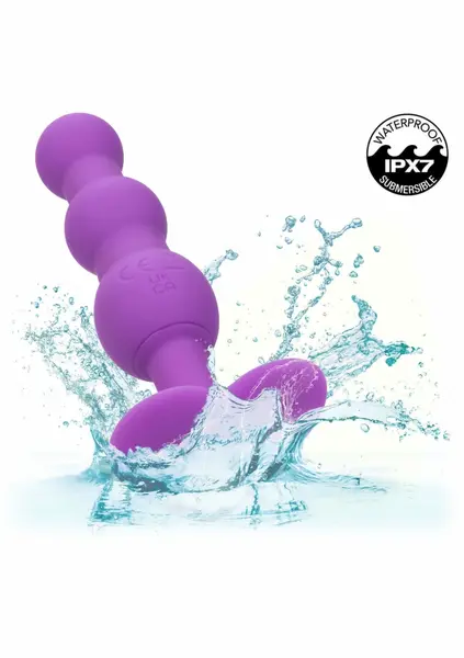 CalExotics First Time Triple Beaded Probe Silicone USB Waterproof Black