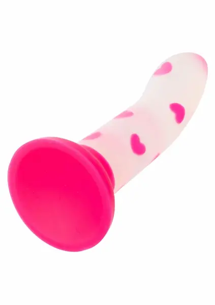 Glow Stick Heart by Glow Stick - Silicone, Glow-in-the-Dark, Suction Cup