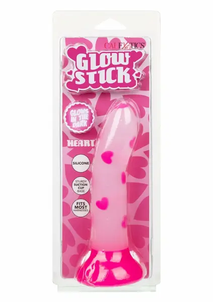 Glow Stick Heart by Glow Stick - Silicone, Glow-in-the-Dark, Suction Cup