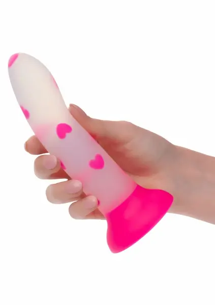 Glow Stick Heart by Glow Stick - Silicone, Glow-in-the-Dark, Suction Cup