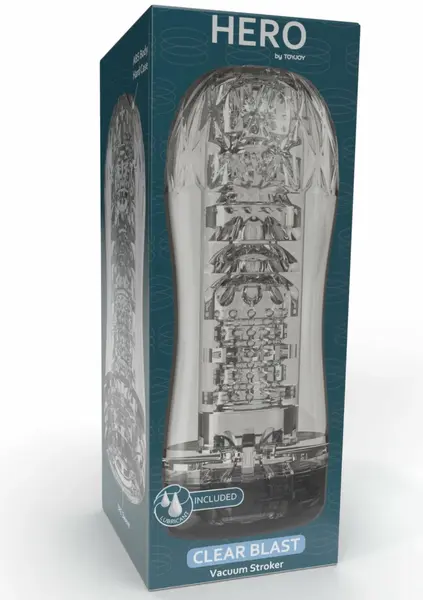 TOYJOY HERO Clear Blast Vacuum Intimate Machine Transparent 8713221836137