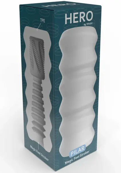 TOYJOY HERO Large Intimate Machine Pilar - Ergonomic, Stretchy, Textured