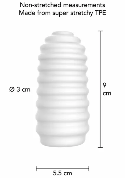 TOYJOY HERO Medium Intimate Machine with Ribbed Texture 8713221835123