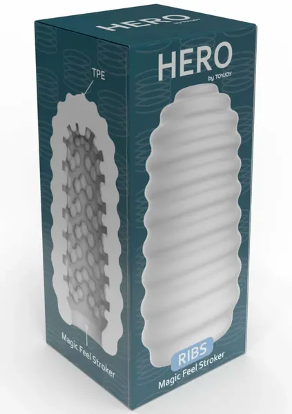 TOYJOY HERO Medium Intimate Machine with Ribbed Texture 8713221835123