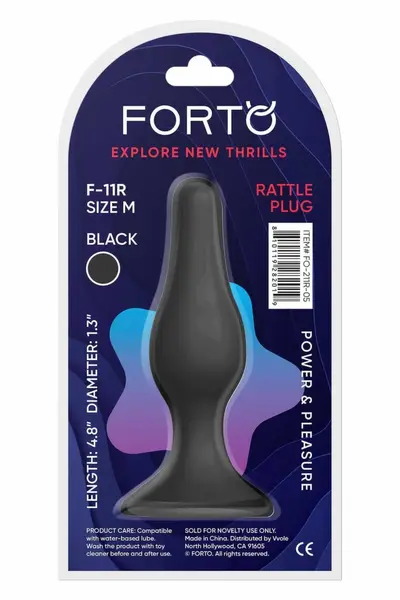 FORTO F-11R Rattler Lungo Medium Black Silicone System