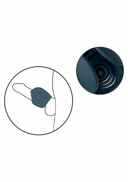 Nova Pulsating Squeezable Intimate Machine - Adjustable Pressure, Black