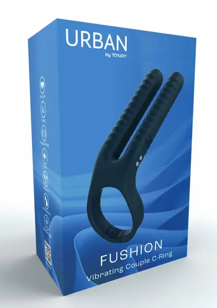 Fushion Vibrating Couple Ring - Dual Stimulation Silicone System