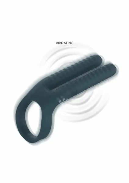 Fushion Vibrating Couple Ring - Dual Stimulation Silicone System