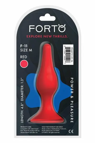FORTO F-11 LUNGO Medium Red Premium Silicone Model